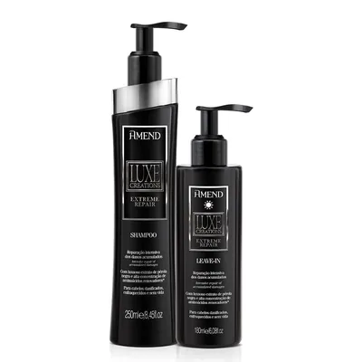 Kit Shampoo + Leave-in Amend Luxe Creations Extreme Repair