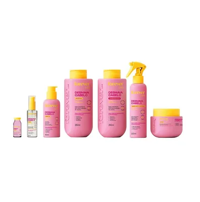 Kit Completo Desmaia Cabelo Forever Liss