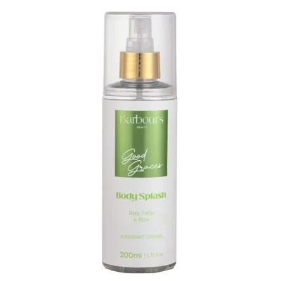 Body Splash Good Graces Desodorante Colônia 200ml Barbours Fragrancia Leve e Refrescante - Barbours Beauty