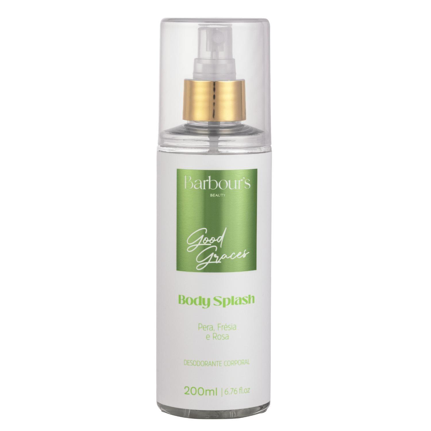 Body Splash Good Graces Desodorante Colônia 200ml Barbours Fragrancia Leve e Refrescante - Barbours Beauty