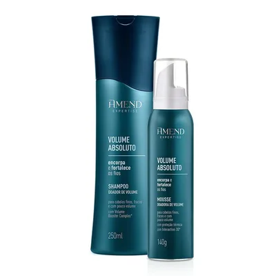 Kit Shampoo e Mousse Amend Expertise Volume Absoluto