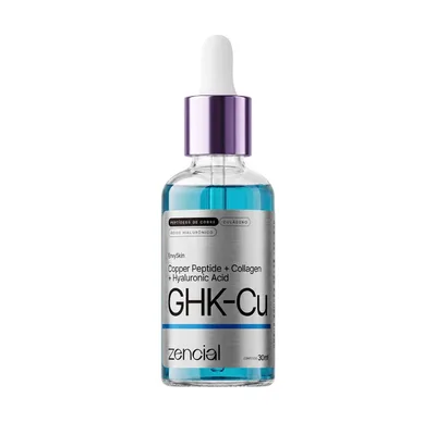 Zencial Envy Skin GHKCU Sérum com Peptídeos de Cobre Colágeno e Ácido Hialurônico 30ml