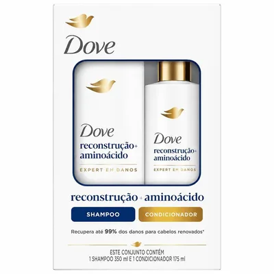 Kit Dove Reconstrucao Aminoacidos Shampoo 350ml+cond 175ml