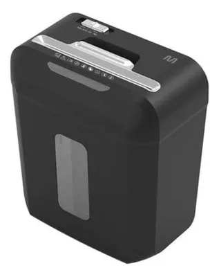 Fragmentadora Trituradora Picotadora Papel e Cartão Multi OF017 Corte Partículas 10 Folhas Cesto 14L - Multilaser