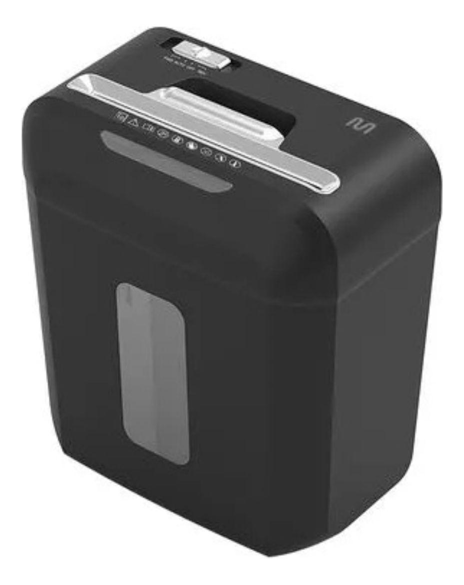 Fragmentadora Trituradora Picotadora Papel e Cartão Multi OF017 Corte Partículas 10 Folhas Cesto 14L - Multilaser