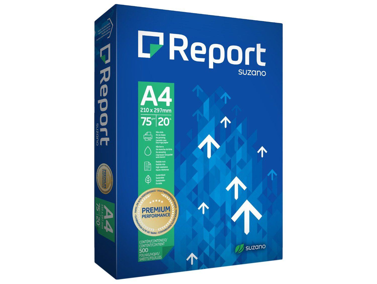 Resma Papel Sulfite A4 Premium 500 Folhas 210x 297 - Report