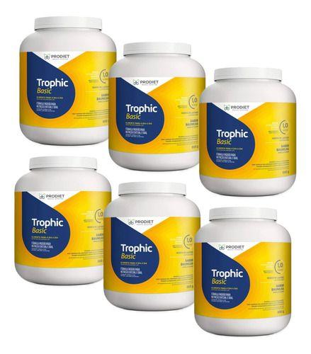 6 Potes De Trophic Basic 800g Dieta Enteral Prodiet