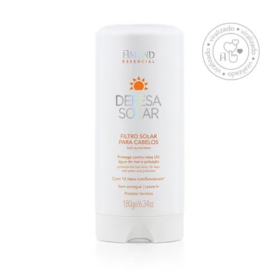 Filtro Solar Para Cabelos Amend Essencial Defesa Solar 180G