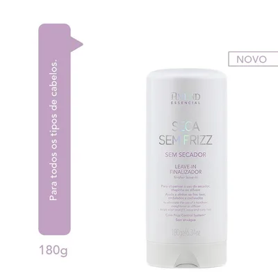 LeaveIn Finalizador Amend Essencial Seca Sem Frizz 180ml