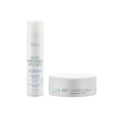 Kit Perfume Capilar em Óleo e Esfoliante Capilar Amend