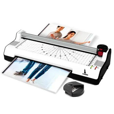Plastificadora Laminadora Refiladora 5x1 A4 Documentos Cartões - Lorben