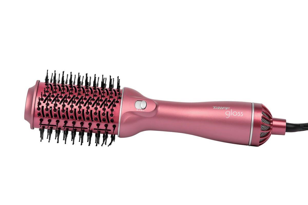 Escova Secadora Gloss Rose BIV. - Rosé / Bivolt - Taiff