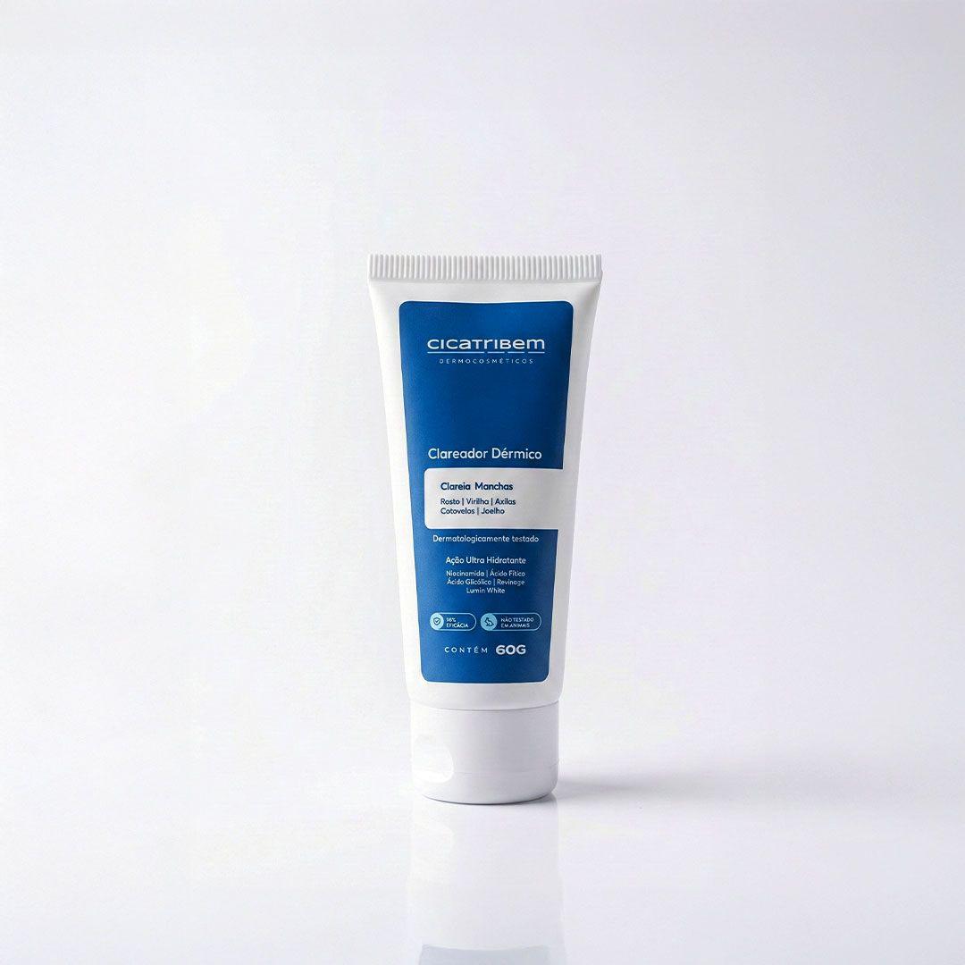 Creme Clareador de Manchas Cicatribem 60g Virilha Axilas Rosto Melasma com Niacinamida Ácido Glicólico Nanotecnologia com Eficácia Comprovada