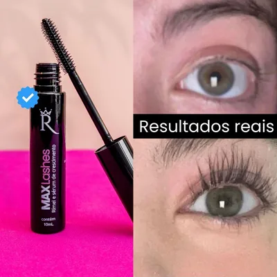 Max Lashes Mascara de cílios 2 em 1 com sérum de crescimento - Rainha Nativa