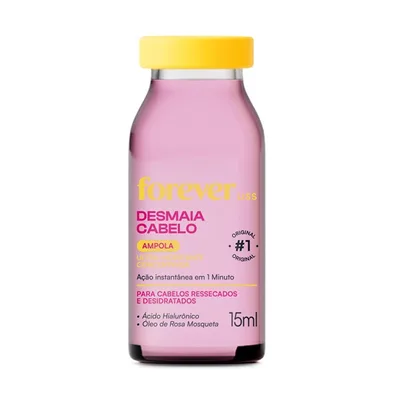 Ampola Hidratante Desmaia Cabelo Forever Liss 15ml