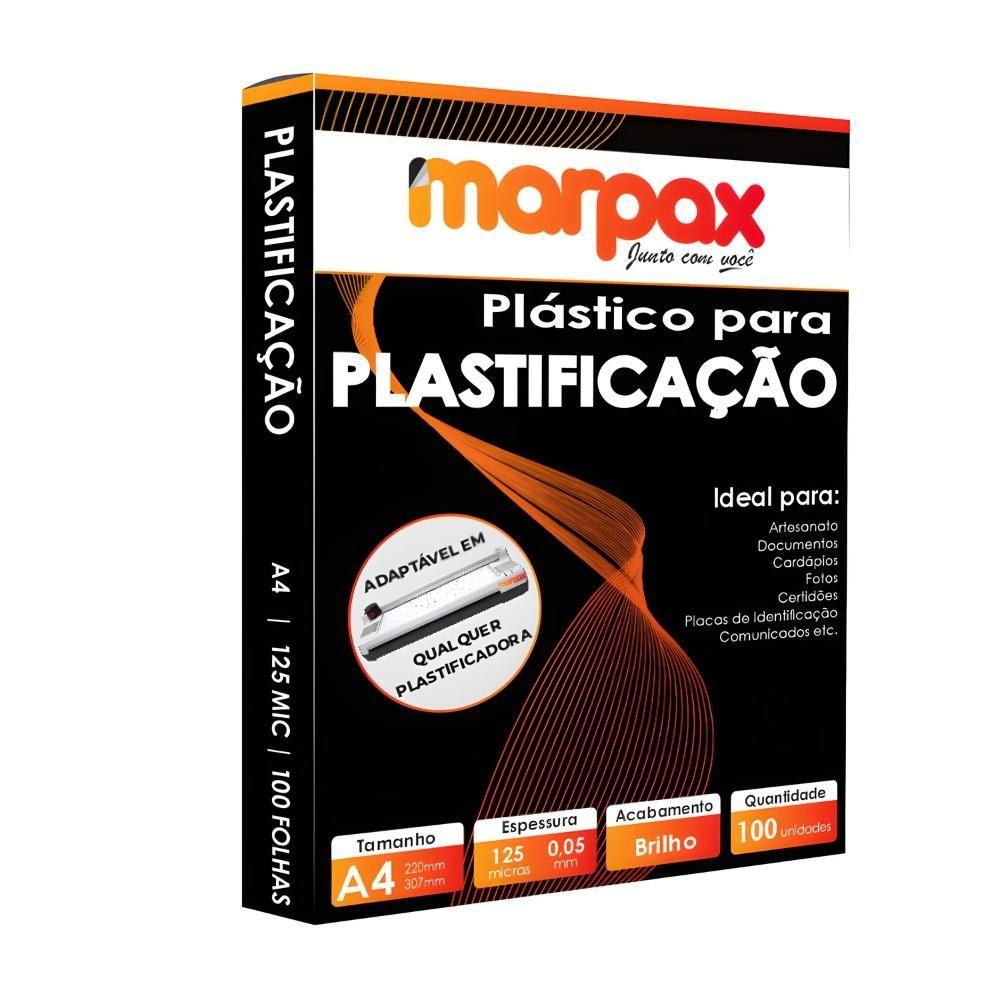 Polaseal Plástico para Plastificação A4 220x307x0,05mm 100un - Marpax