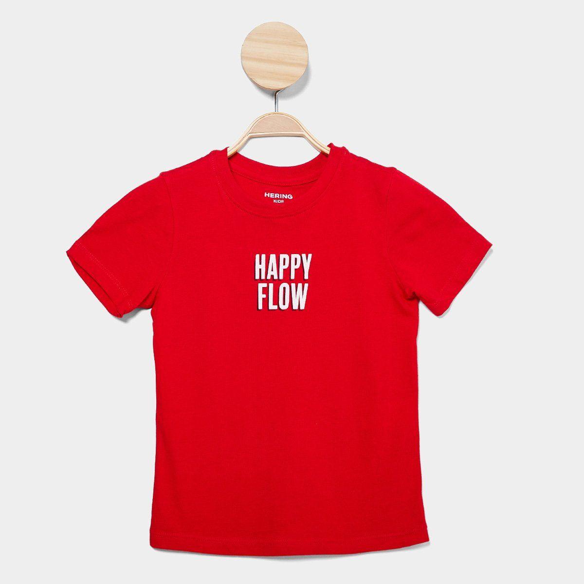 Blusa Infantil Hering Estampada Meia Malha Feminina