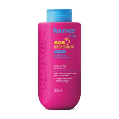 Shampoo Reparador SOS Reconstrução Forever Liss 250ml