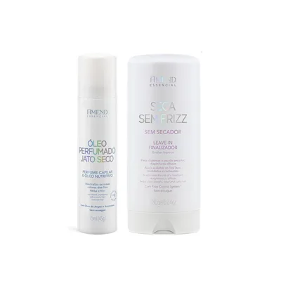 Kit Perfume Capilar em Óleo e Seca Sem Frizz Amend