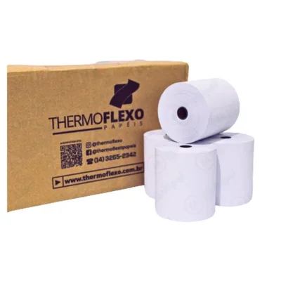 Bobina termica thermoflexo 80x40 c/30 unid caixa - MARCA PADRAO