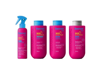 Kit Completo SOS Reconstrução Forever Liss