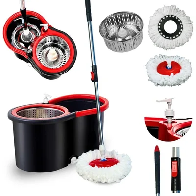 Mop Giratorio Com Cesto Em Inox - Nybc