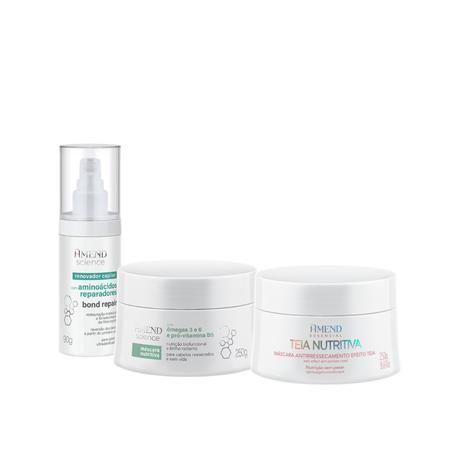 Renovador Science + Máscara Nutritiva Science + Máscara Nutritiva Efeito Teia - Amend